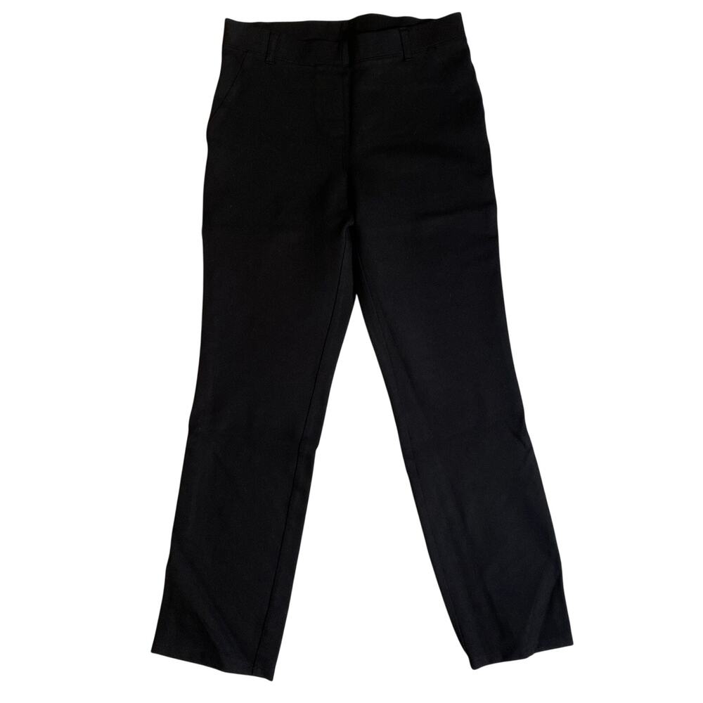 Quince Women Ultra-Stretch Ponte Straight Leg Pants Small Black